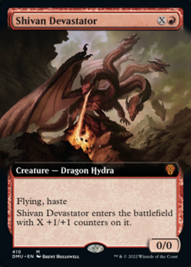 Shivan Devastator (Extended Art) [Dominaria United] | Card Citadel