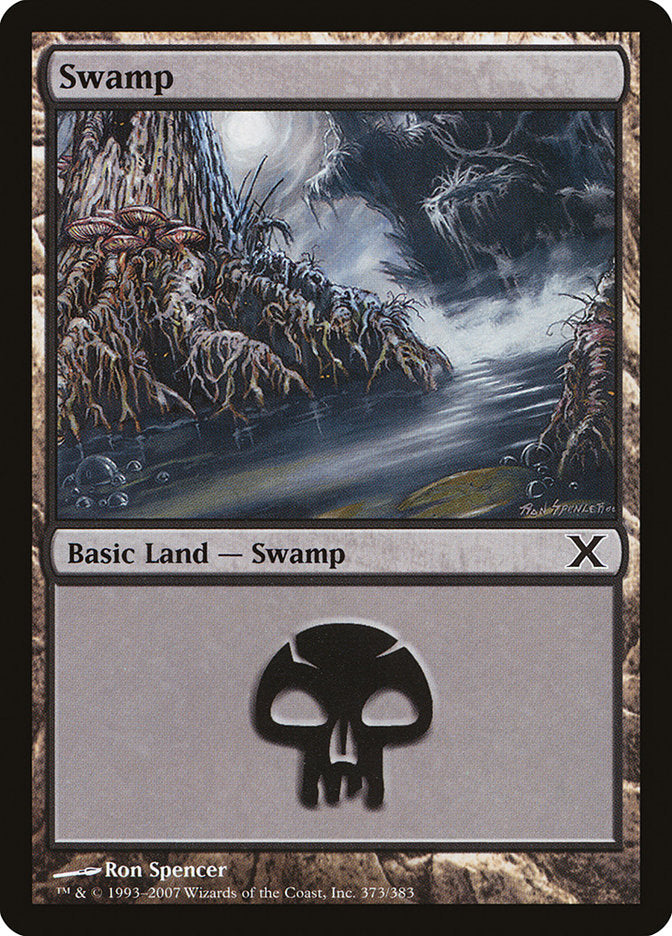 Swamp (373) [Tenth Edition] | Card Citadel