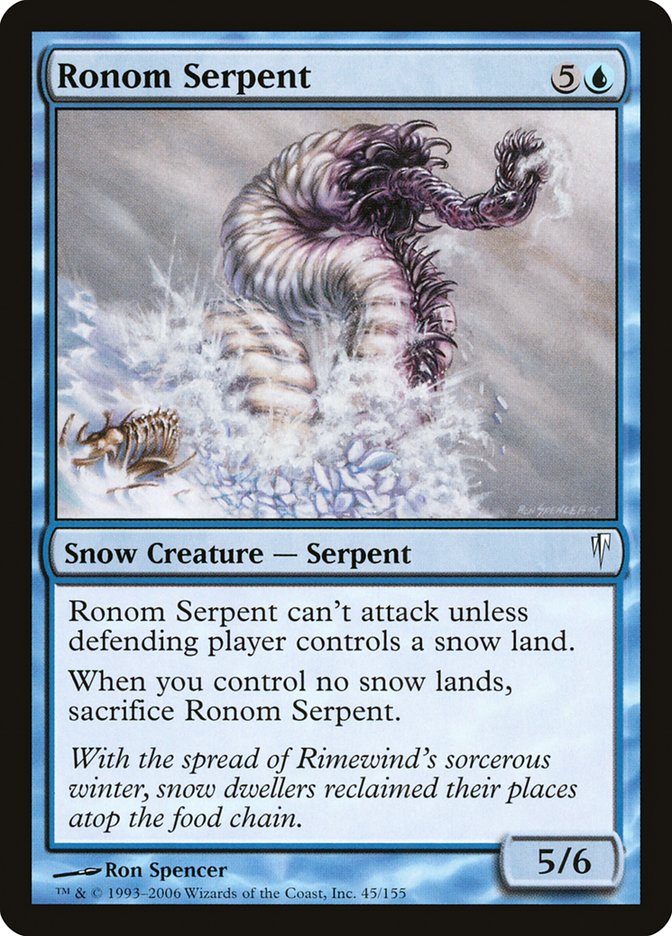 Ronom Serpent [Coldsnap] | Card Citadel