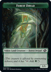 Powerstone // Forest Dryad Double-Sided Token [The Brothers' War Tokens] | Card Citadel