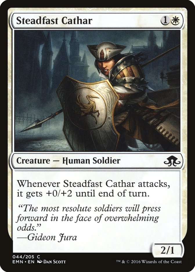 Steadfast Cathar [Eldritch Moon] | Card Citadel