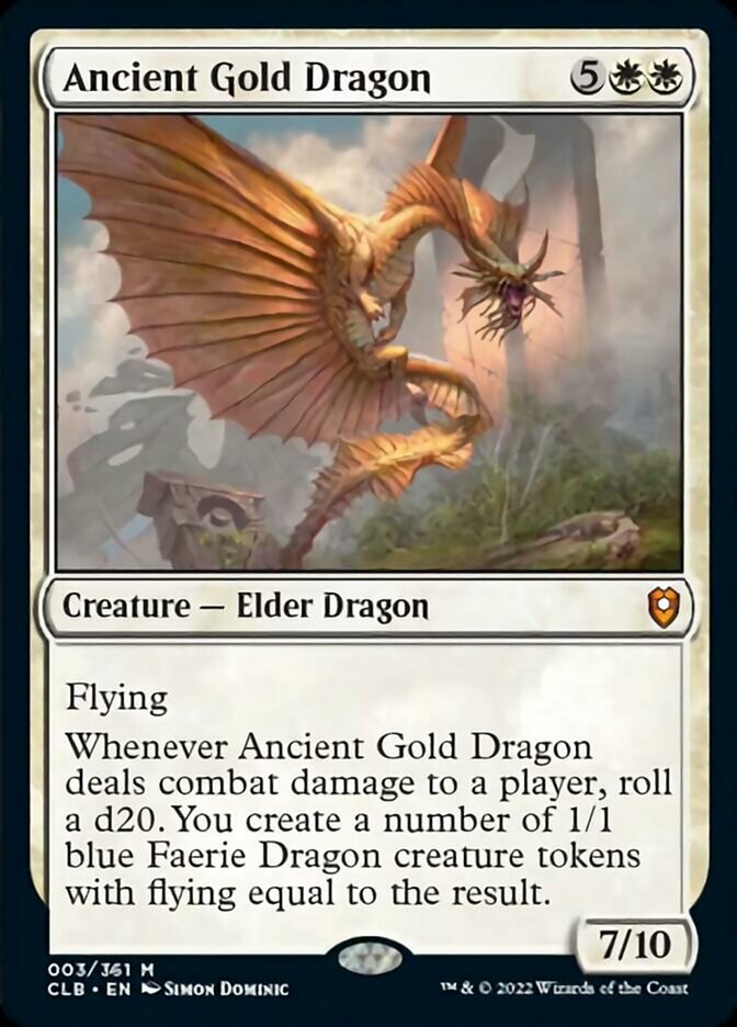 Ancient Gold Dragon [Commander Legends: Battle for Baldur's Gate] | Card Citadel