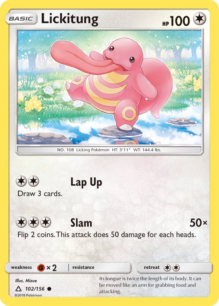 Lickitung (102/156) [Sun & Moon: Ultra Prism] | Card Citadel