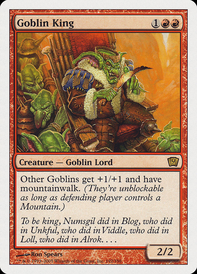 Goblin King [Ninth Edition] | Card Citadel