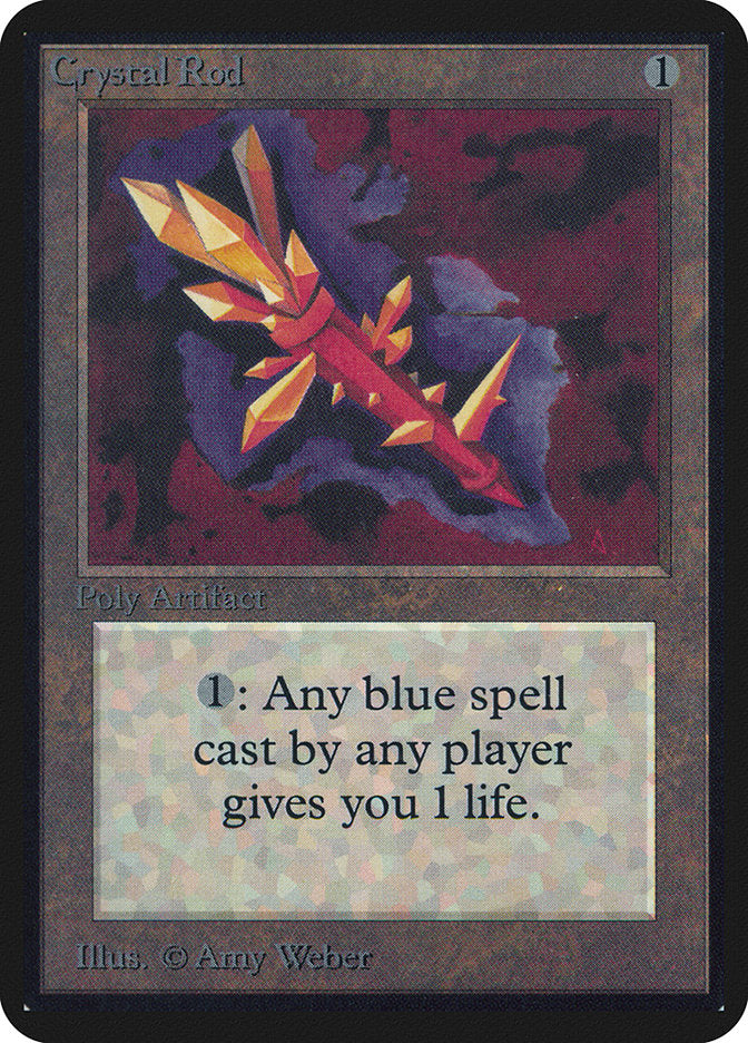 Crystal Rod [Limited Edition Alpha] | Card Citadel