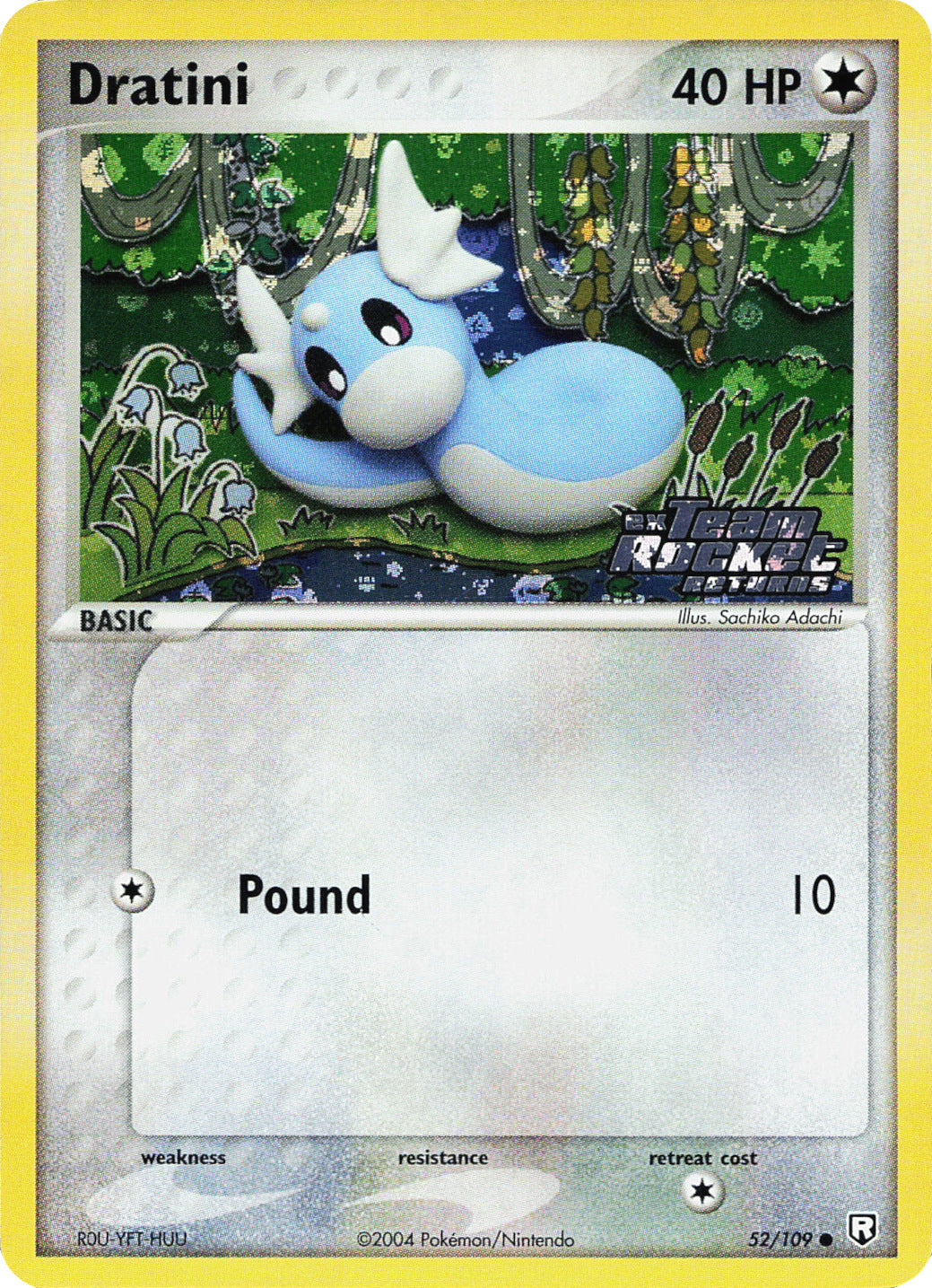 Dratini (52/109) (Stamped) [EX: Team Rocket Returns] | Card Citadel