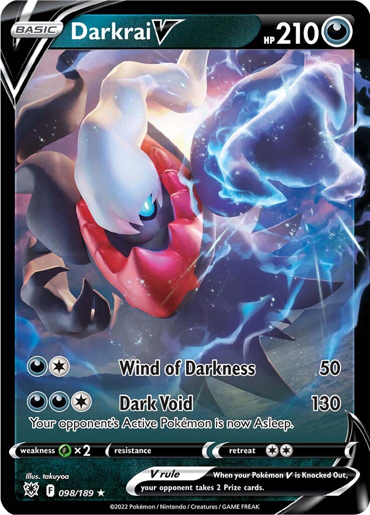 Darkrai V (098/189) [Sword & Shield: Astral Radiance] | Card Citadel