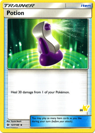 Potion (127/149) (Pikachu Stamp #20) [Battle Academy 2020] | Card Citadel