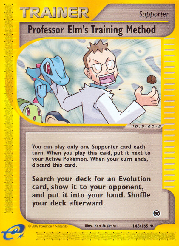 Professor Elm's Training Method (148/165) [Expedition: Base Set] | Card Citadel