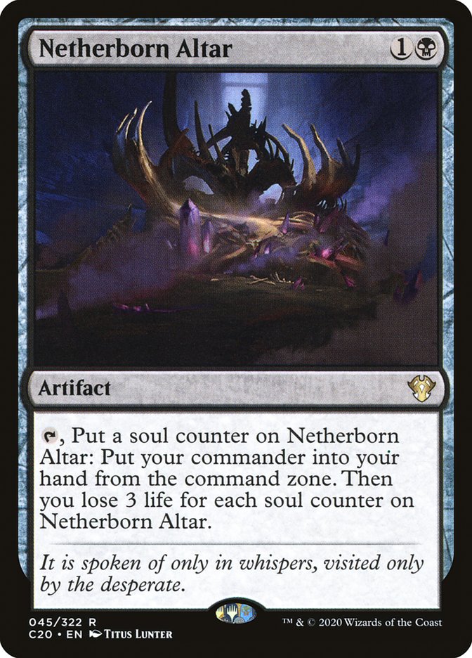 Netherborn Altar [Commander 2020] | Card Citadel