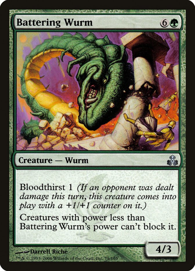 Battering Wurm [Guildpact] | Card Citadel