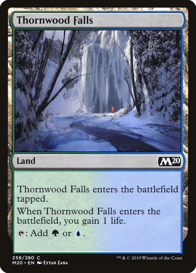 Thornwood Falls [Core Set 2020] | Card Citadel