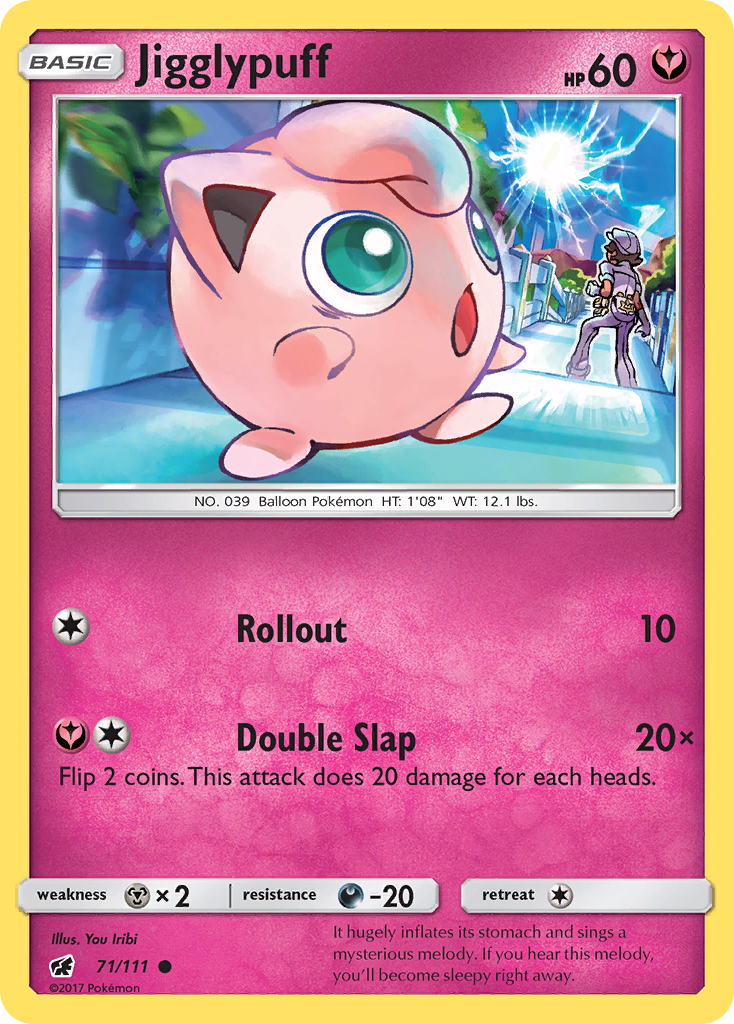 Jigglypuff (71/111) [Sun & Moon: Crimson Invasion] | Card Citadel