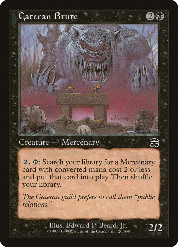 Cateran Brute [Mercadian Masques] | Card Citadel