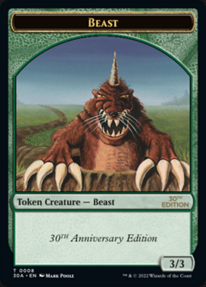 Beast Token [30th Anniversary Tokens] | Card Citadel