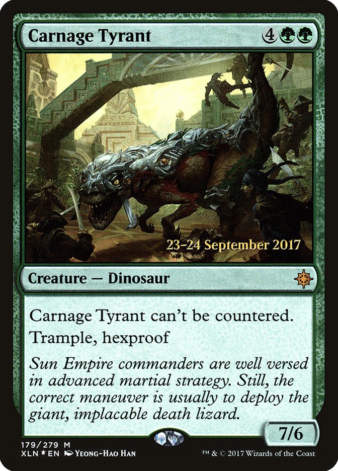 Carnage Tyrant [Ixalan Promos] | Card Citadel