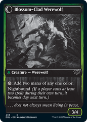 Weaver of Blossoms // Blossom-Clad Werewolf [Innistrad: Double Feature] | Card Citadel