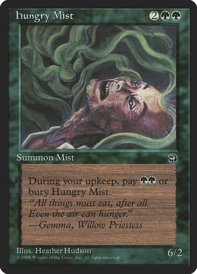 Hungry Mist (Gemma Flavor Text) [Homelands] | Card Citadel