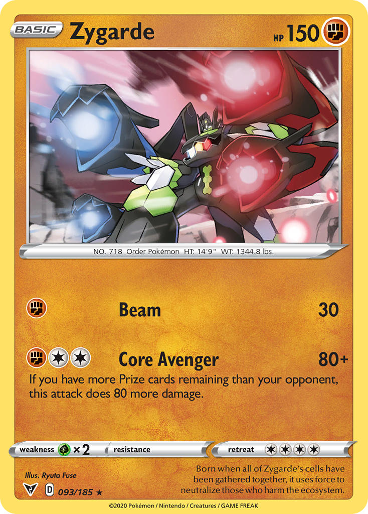Zygarde (093/185) [Sword & Shield: Vivid Voltage] | Card Citadel