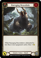 Barraging Brawnhide (Red) [U-WTR176] (Welcome to Rathe Unlimited)  Unlimited Rainbow Foil | Card Citadel