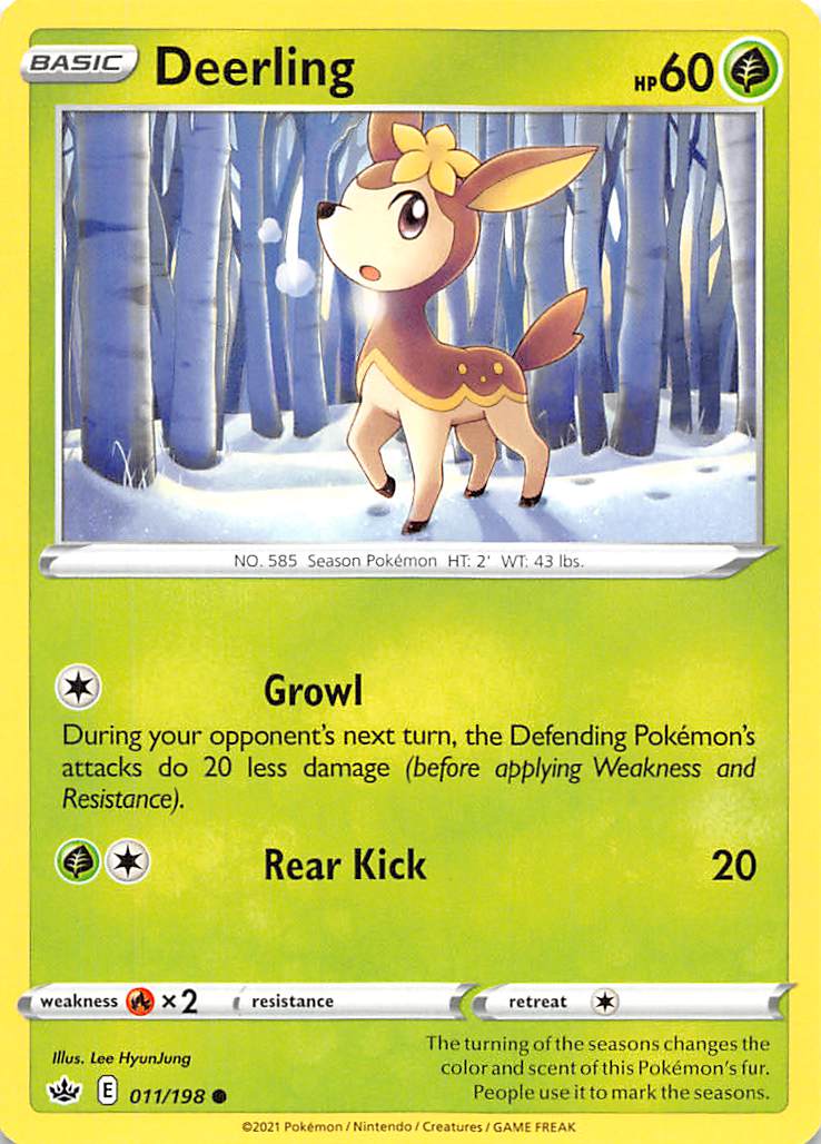 Deerling (011/198) [Sword & Shield: Chilling Reign] | Card Citadel