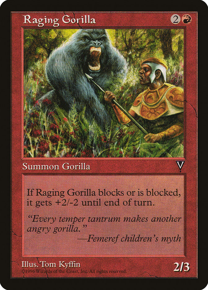 Raging Gorilla [Visions] | Card Citadel