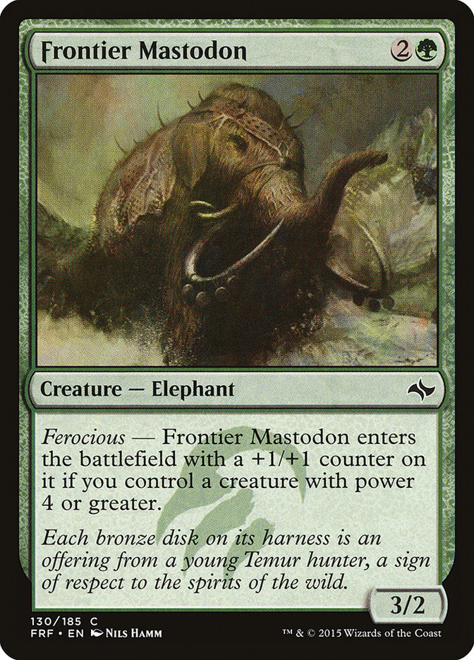 Frontier Mastodon [Fate Reforged] | Card Citadel