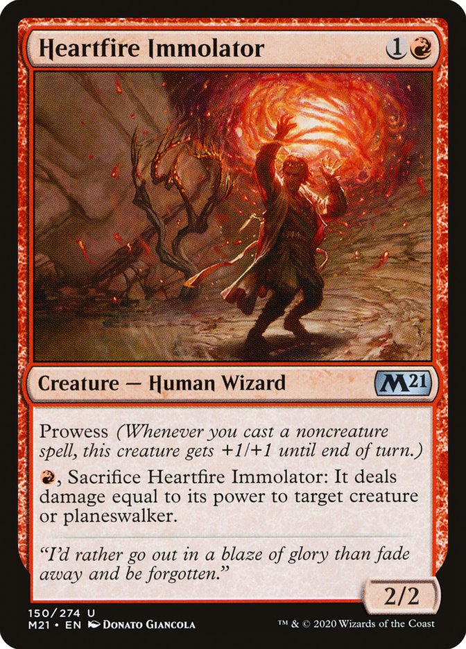 Heartfire Immolator [Core Set 2021] | Card Citadel