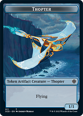 Pegasus // Thopter Double-Sided Token [Starter Commander Decks] | Card Citadel