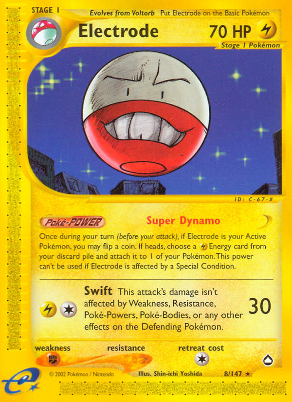 Electrode (8/147) [Aquapolis] | Card Citadel