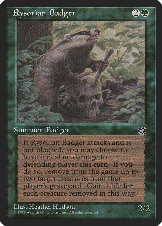 Rysorian Badger [Homelands] | Card Citadel