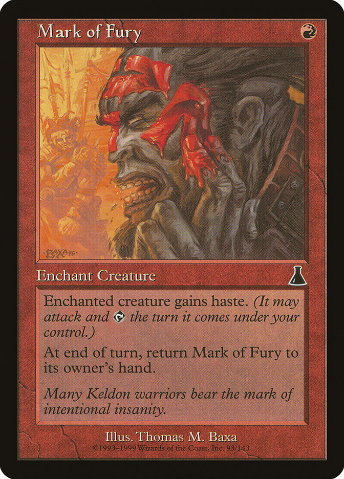 Mark of Fury [Urza's Destiny] | Card Citadel