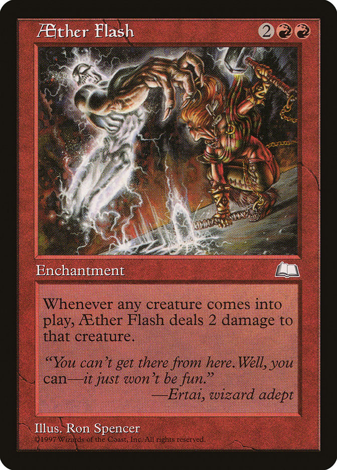 Aether Flash [Weatherlight] | Card Citadel