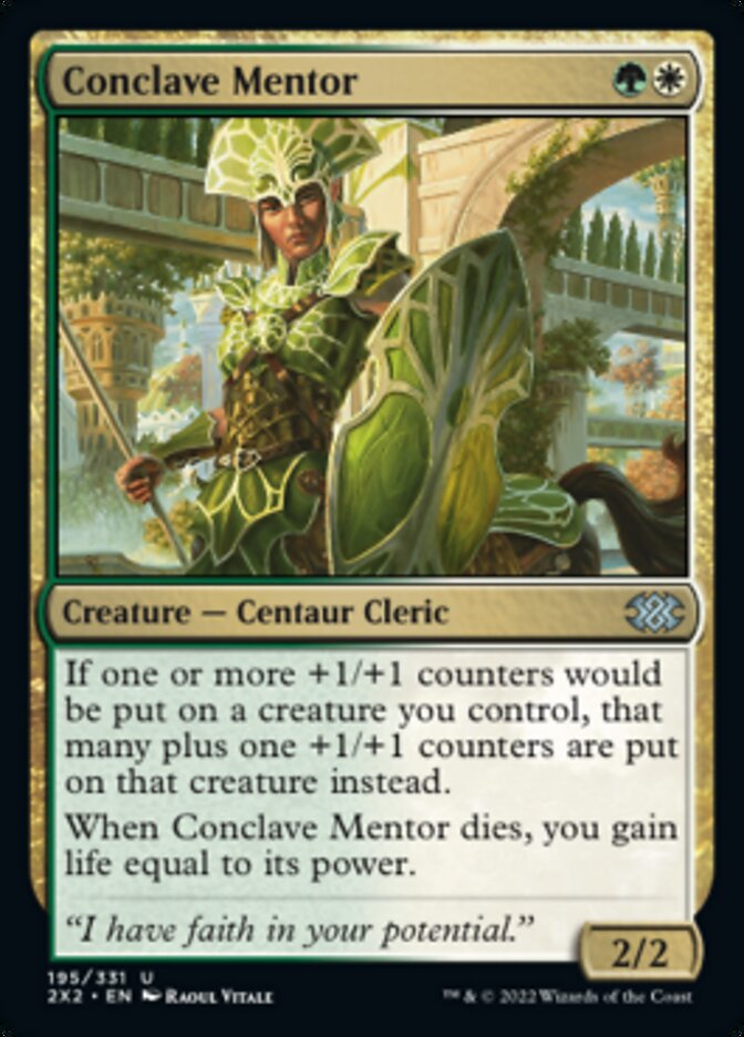 Conclave Mentor [Double Masters 2022] | Card Citadel