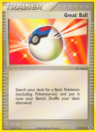 Great Ball (92/112) [EX: FireRed & LeafGreen] | Card Citadel