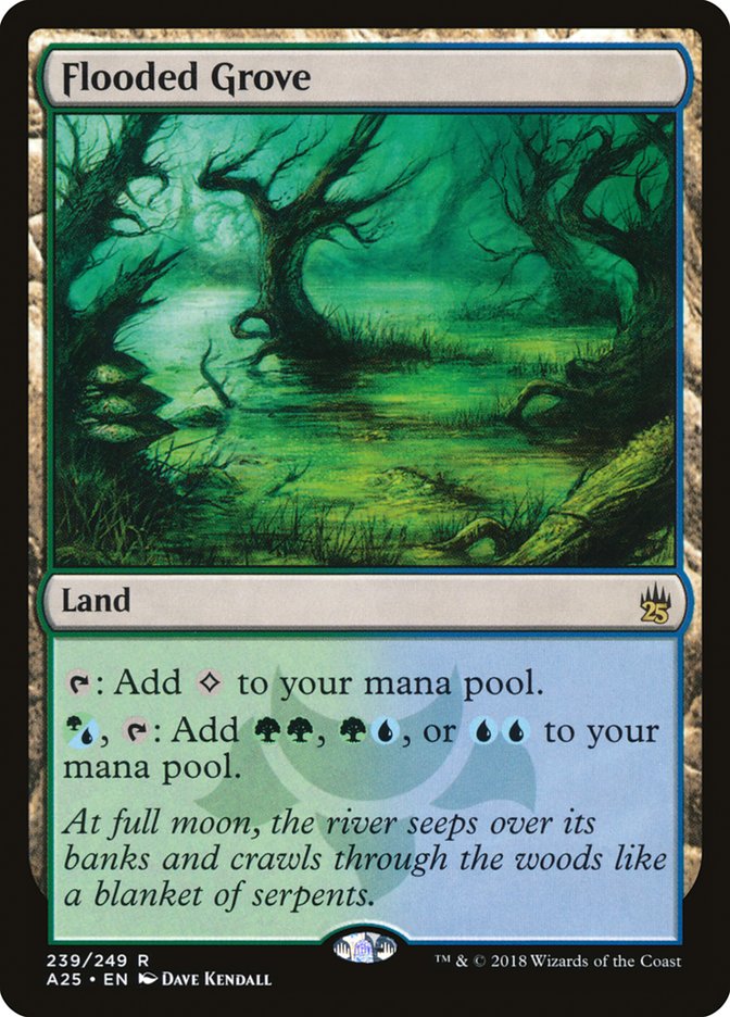 Flooded Grove [Masters 25] | Card Citadel