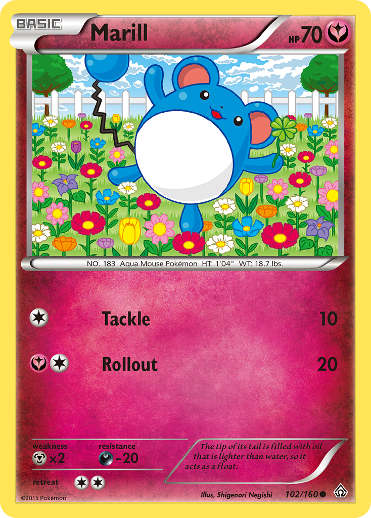 Marill (102/160) [XY: Primal Clash] | Card Citadel