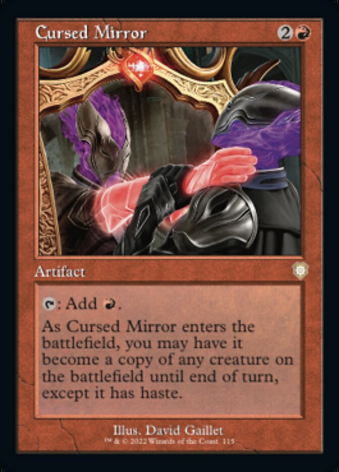 Cursed Mirror (Retro) [The Brothers' War Commander] | Card Citadel