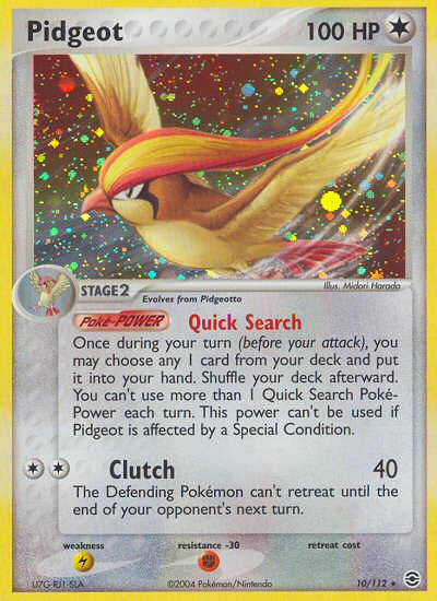 Pidgeot (10/112) [EX: FireRed & LeafGreen] | Card Citadel