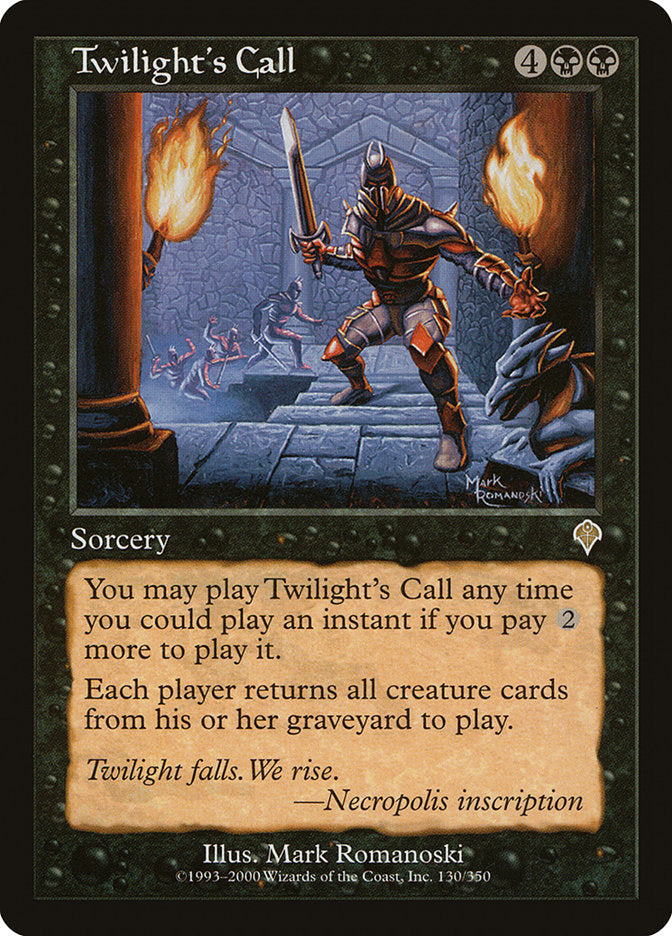 Twilight's Call [Invasion] | Card Citadel