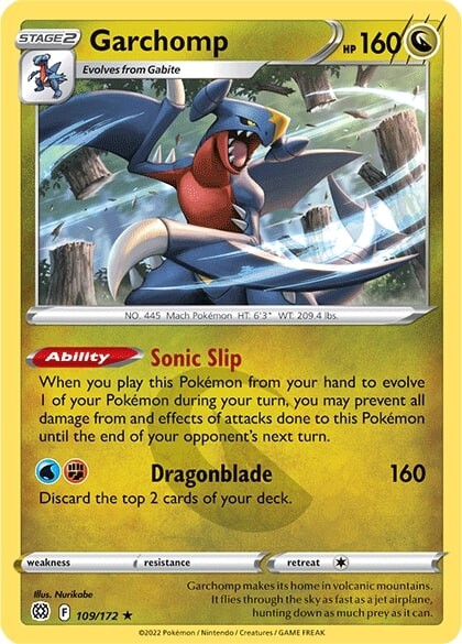 Garchomp (109/172) [Sword & Shield: Brilliant Stars] | Card Citadel