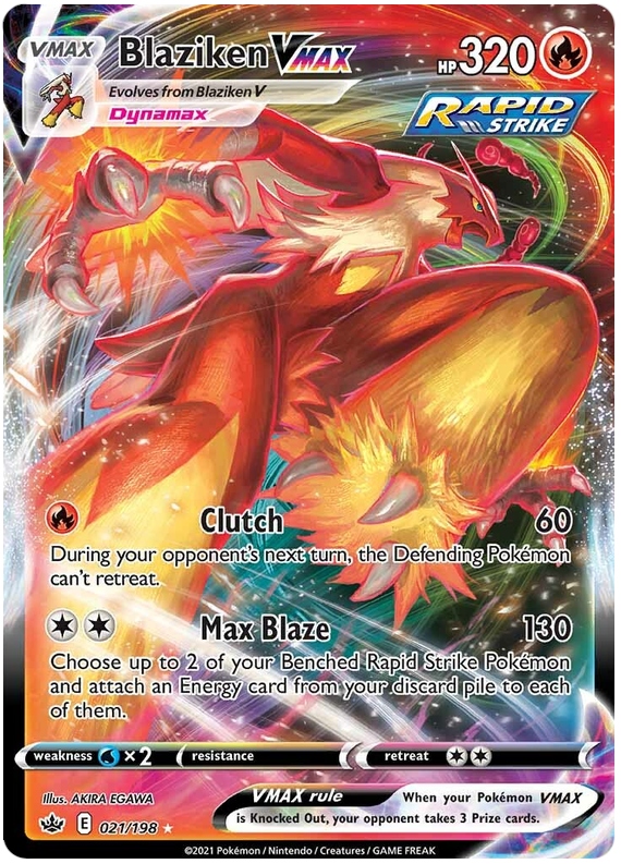 Blaziken VMAX (021/198) [Sword & Shield: Chilling Reign] | Card Citadel