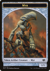 Myr // Thopter Double-Sided Token [Phyrexia: All Will Be One Commander Tokens] | Card Citadel