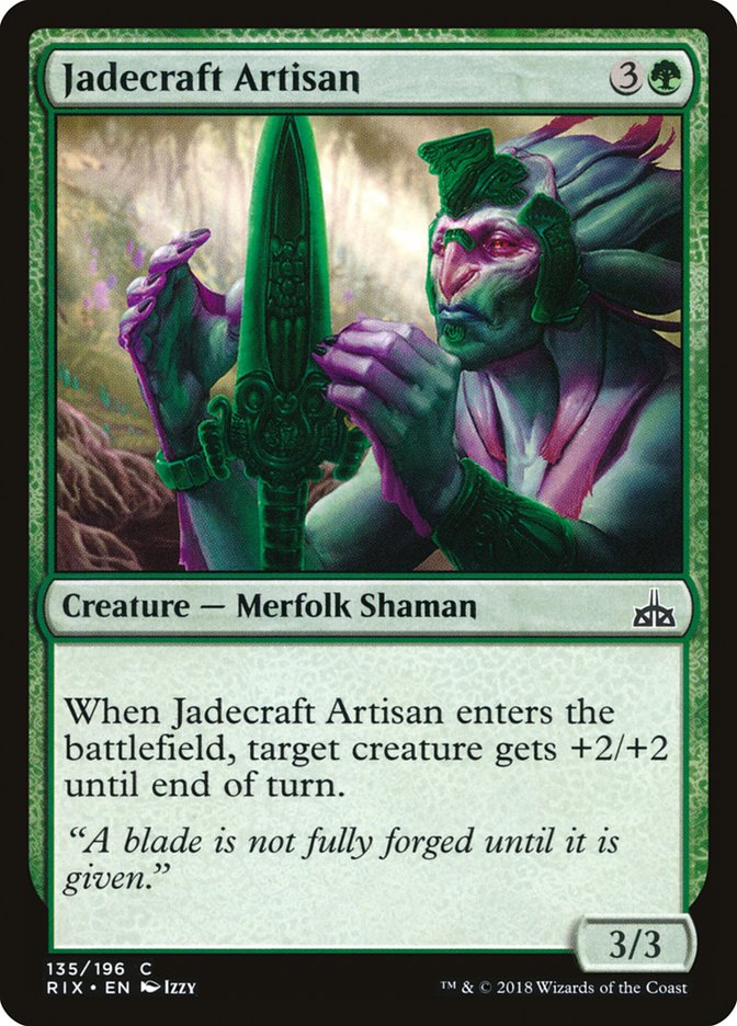 Jadecraft Artisan [Rivals of Ixalan] | Card Citadel