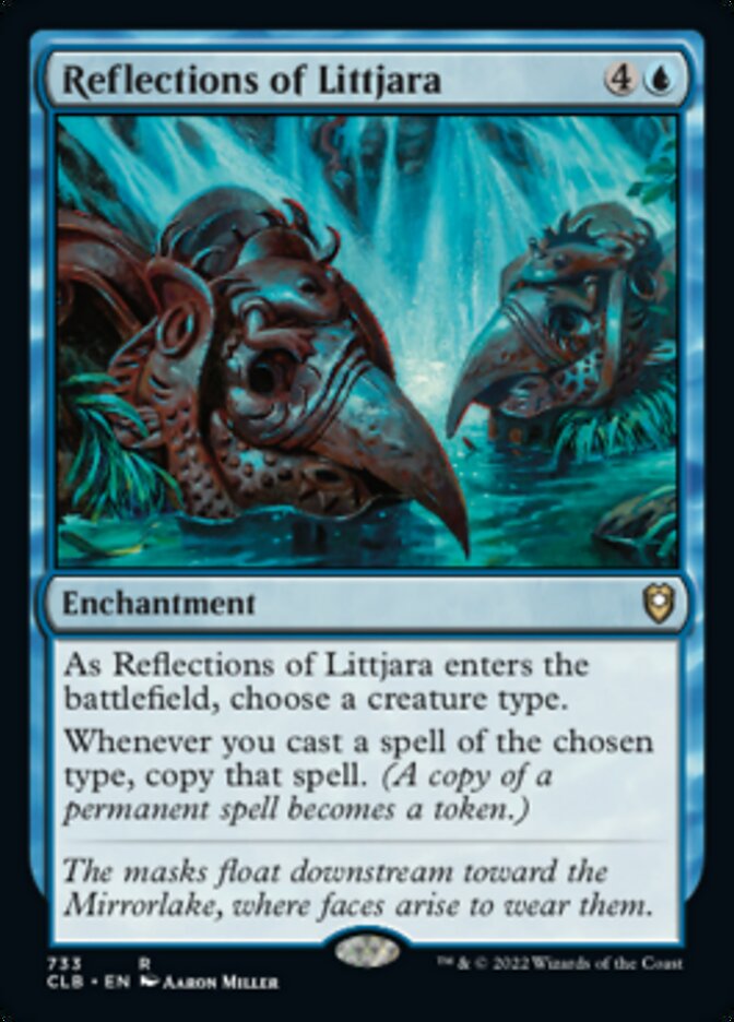 Reflections of Littjara [Commander Legends: Battle for Baldur's Gate] | Card Citadel