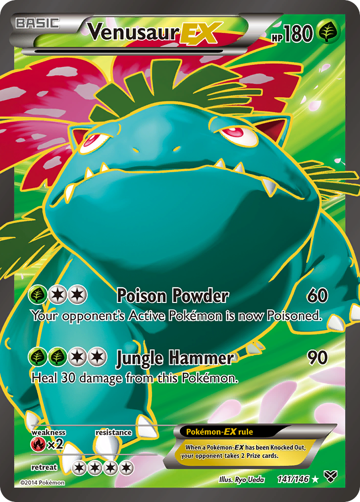 Venusaur EX (141/146) [XY: Base Set] | Card Citadel