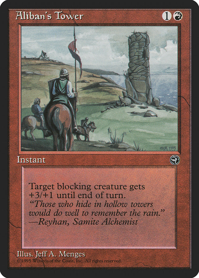 Aliban's Tower (Reyhan Flavor Text) [Homelands] | Card Citadel