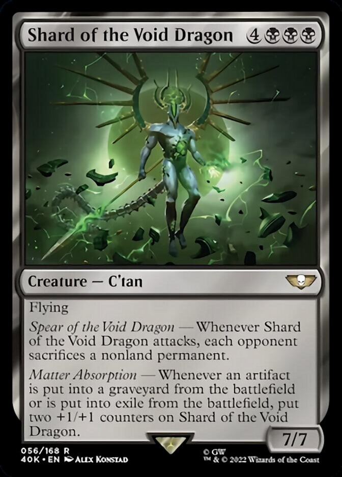 Shard of the Void Dragon (Surge Foil) [Universes Beyond: Warhammer 40,000] | Card Citadel