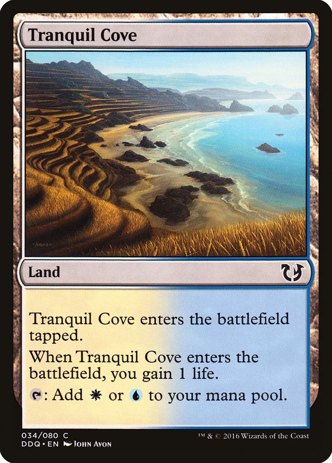 Tranquil Cove [Duel Decks: Blessed vs. Cursed] | Card Citadel