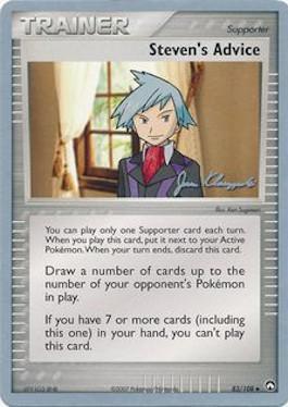 Steven's Advice (83/108) (Psychic Lock - Jason Klaczynski) [World Championships 2008] | Card Citadel